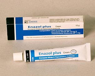 Econazole Nitrate BP+ Triamcinolone Acetonide BP <em>(Enazole Plus Cream 10g)</em>